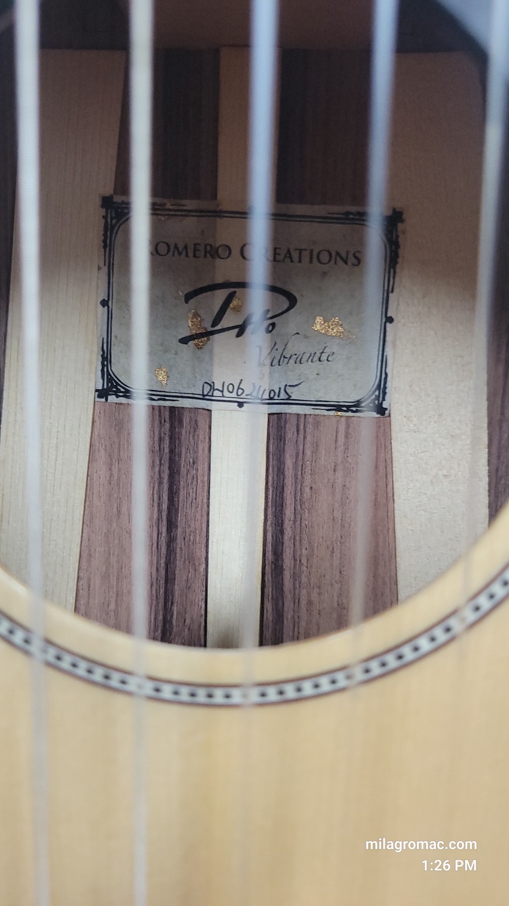 Romero Creations Vibrante D HO 6-String Solid Spruce Top