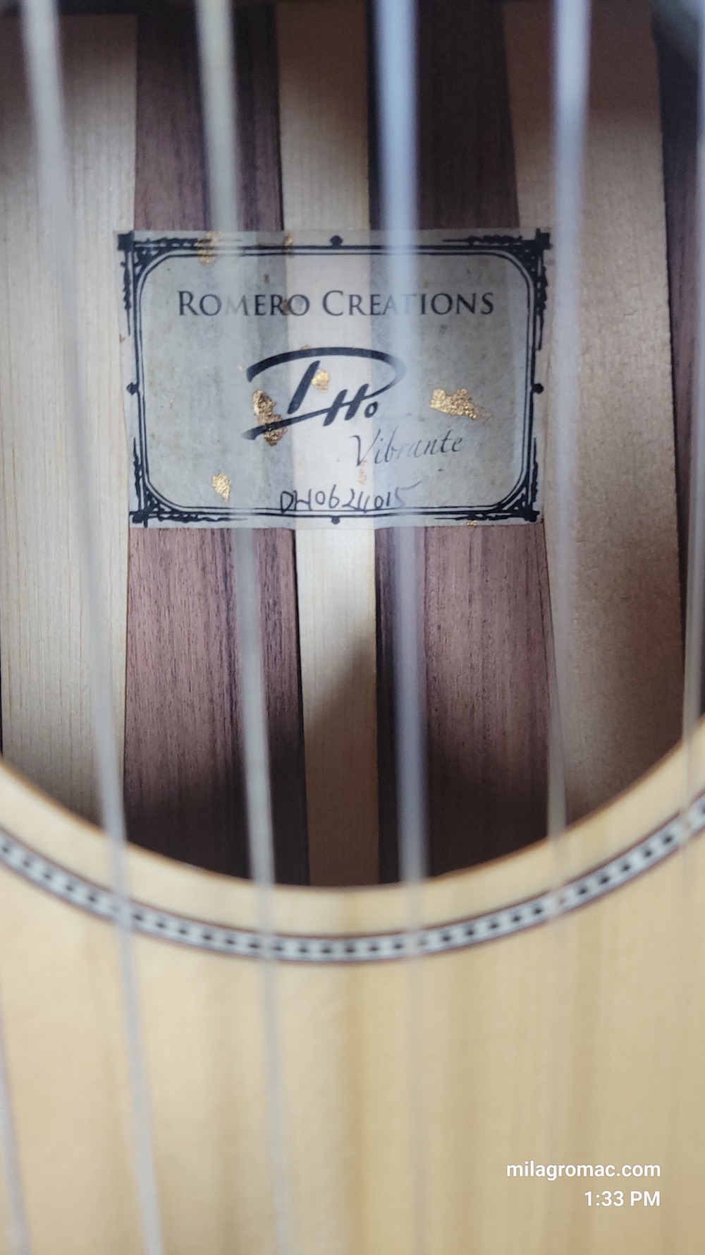 Romero Creations Vibrante D HO 6-String Solid Spruce Top